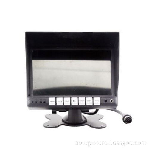 7-inch car rear view monitor with digital TFT panel, OSD menu, speaker, 4-pin connector, remoter